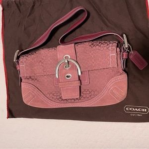 Vintage Authentic purple Coach bag